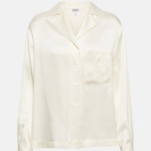 Loewe Anagram Silk Shirt